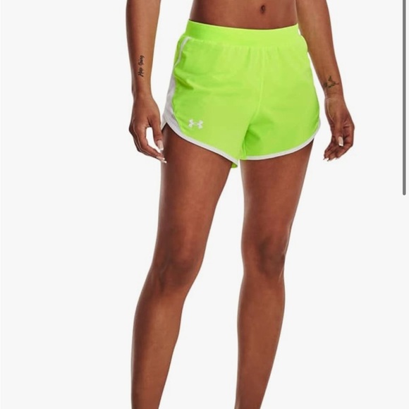Under Armour Pants - NWT Under Armour Women's Fly by 2.0 Running Shorts Size XL Neon Green
